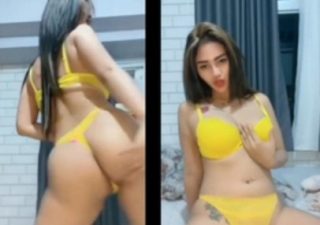 Lovata Bikini Kuning Mango Live Binal Menggoda